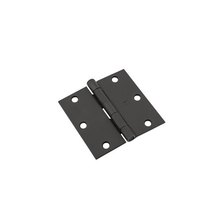 National Hardware National Hardware 3-1/2 in. L Black Door Hinge 1 pk N830-425